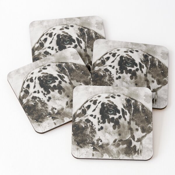 Item preview, Dalmation watercolour digital portrait designed and sold by Gerald Waters.