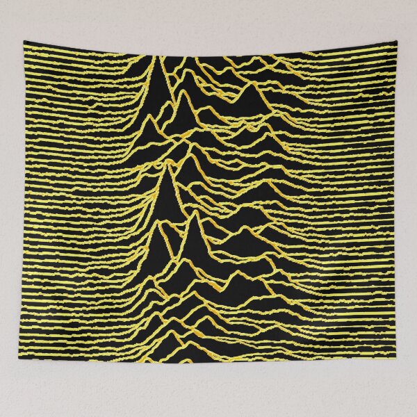 Item preview, Golden Unknown Pleasures designed and sold by arkitekta.