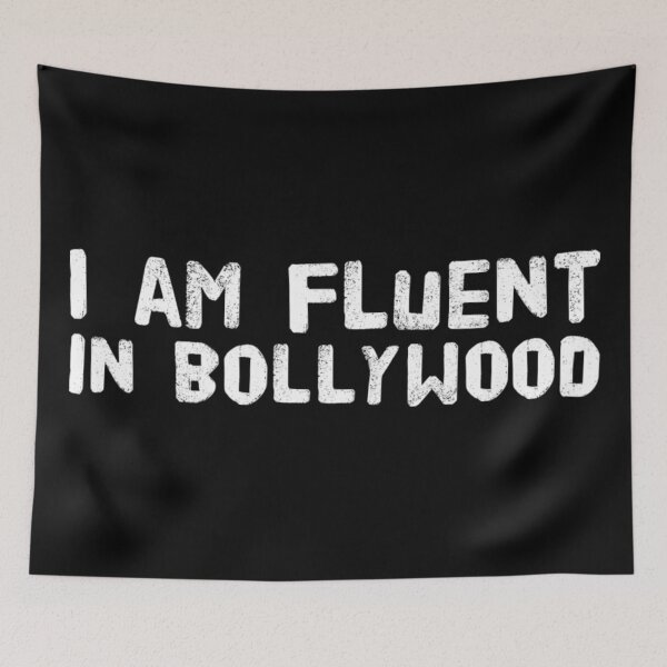 Artikelvorschau, Ich bin fließend in Bollywood - weißes Design entworfen und verkauft von BrownGirlMantra.