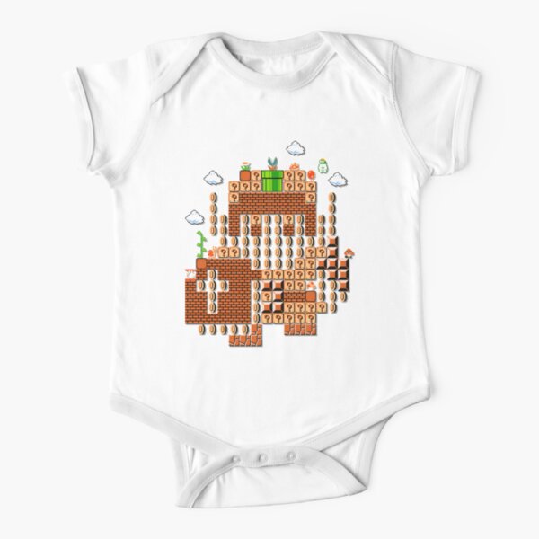 Vetements Enfant Et Bebe Sur Le Theme Super Mario Maker Redbubble