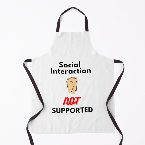 Item preview, Social interaction not supported sarcastic quote t shirt [SNS22] designed and sold by HIPNOTIZAR  CRAFTS.