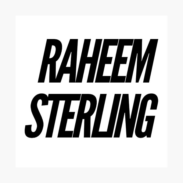 Item preview, Raheem Sterling Inspired Merchandise designed and sold by mowlasdesigns.