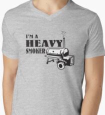 I'm a Heavy Smoker Men's V-Neck T-Shirt