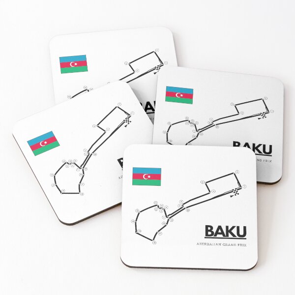 Item preview, Baku F1 Track Azerbaijan designed and sold by Auto-Prints.