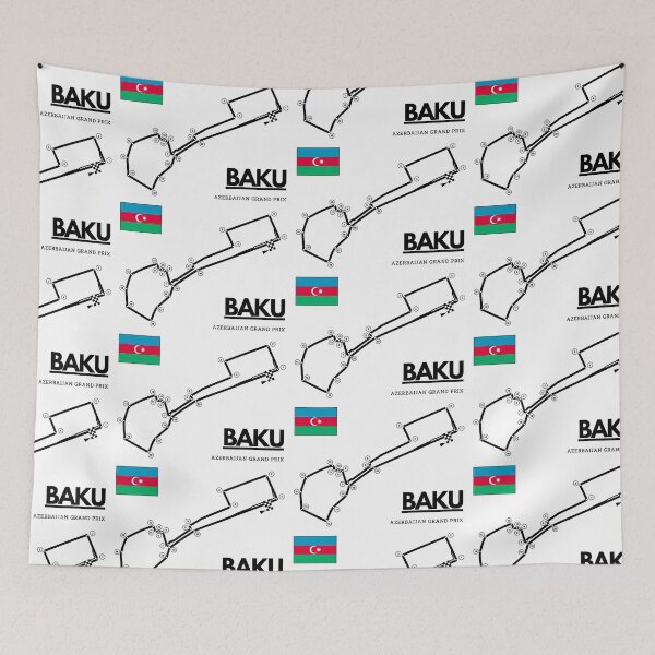 Item preview, Baku F1 Track Azerbaijan designed and sold by Auto-Prints.