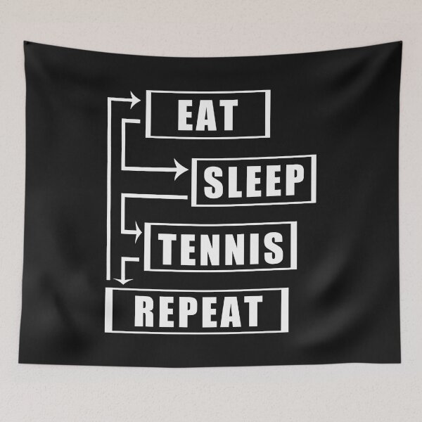 Item preview, Eat Sleep Tennis Repeat designed and sold by teledesign.
