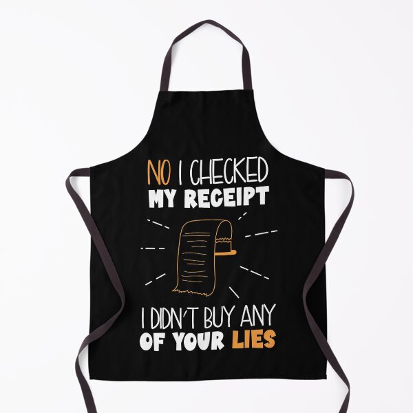 Item preview, No I Checked My Receipt designed and sold by hayatdesign.