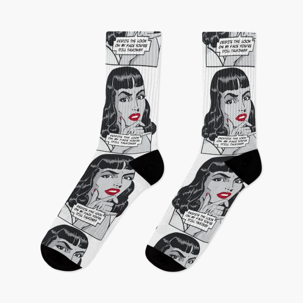 Item preview, Despite The Look On My Face You're Still Talking Pop Art designed and sold by GrandeDuc.