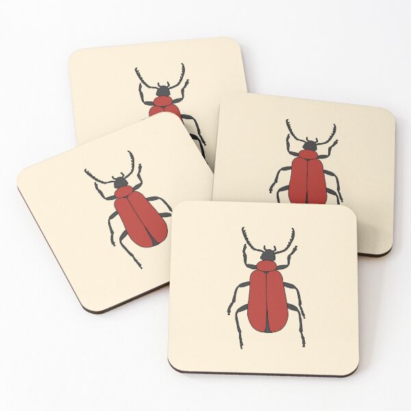 Item preview, Black Headed Cardinal Beetle designed and sold by taylorrowan.