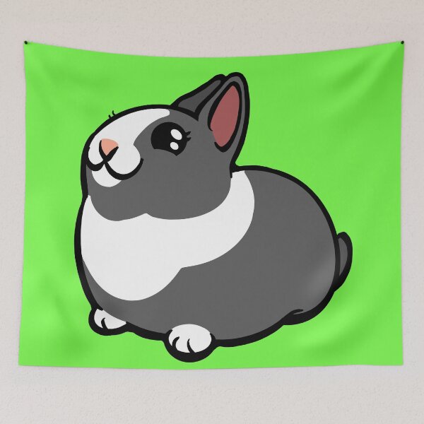 Item preview, Gray and White Bunny Rabbit Coney designed and sold by RJKpoyp.