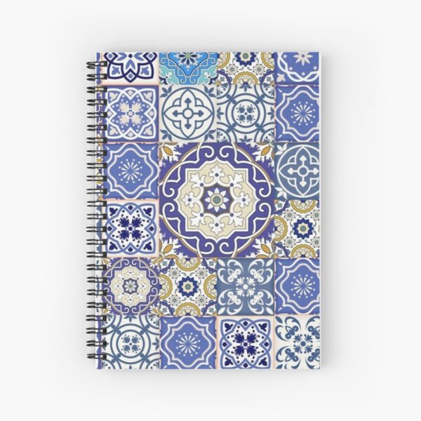 Aperçu de l'œuvre Motif de carreaux marocains bleus créée et vendue par astrunb5.