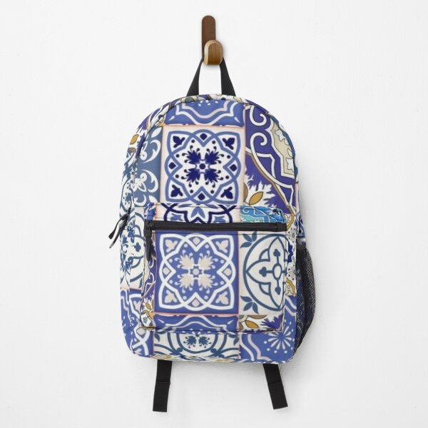 Item preview, Blue Moroccan tile pattern designed and sold by astrunb5.