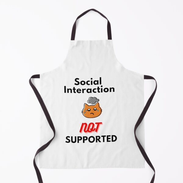 Item preview,  Social interaction not supported sarcastic quote t shirt [SNS23] designed and sold by HIPNOTIZAR  CRAFTS.