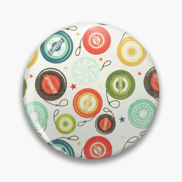 Item preview, Colorful Yo-Yo Pattern - Vintage Toys designed and sold by elevens.