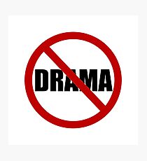 Lámina fotográfica No Drama