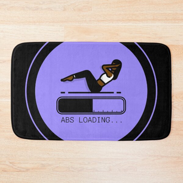 Item preview, Loading Brown Black Woman Gym Instructor Sit Up Fitness Trainer Workout designed and sold by CreatedbyJR.