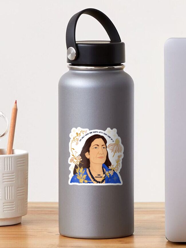 CARE like Greta: Eco-Friendly Glass Water Bottle and Sticker