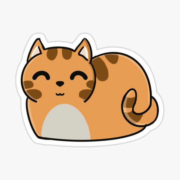 One Cat Loaf, Please Sticker – Artful Pixels