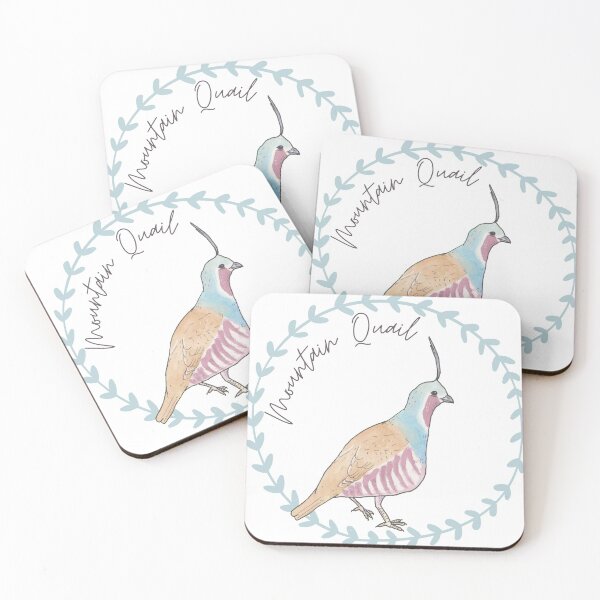 Item preview, Mountain Quail bird species animal logo designed and sold by TheWaterBirds.