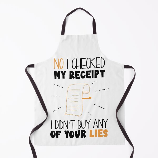 Item preview, No I Checked My Receipt designed and sold by hayatdesign.