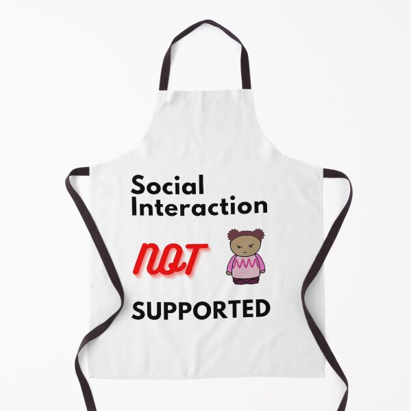Item preview, Social interaction not supported sarcastic quote t shirt [SNS24] designed and sold by HIPNOTIZAR  CRAFTS.