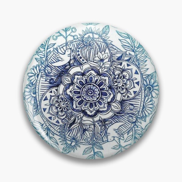 Item preview, Amazing arty blue abstract pattern designed and sold by astrunb5.