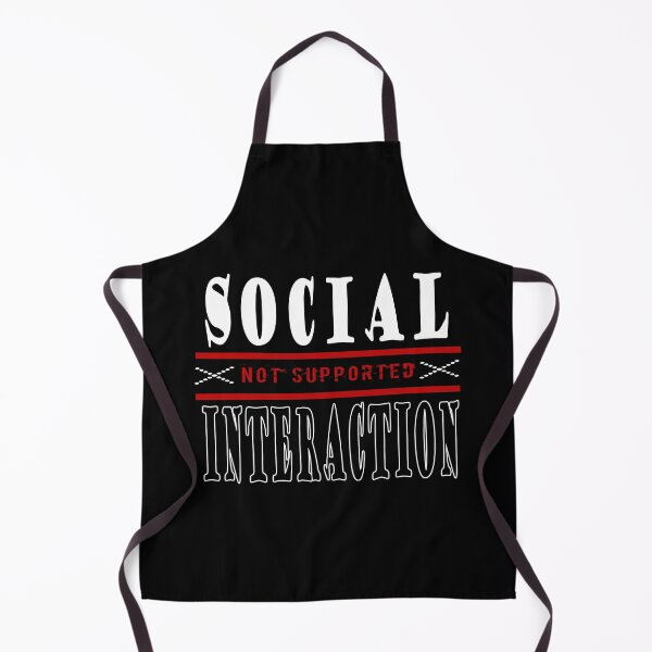 Item preview, Social Interaction Not Supported designed and sold by dreamofdenim.