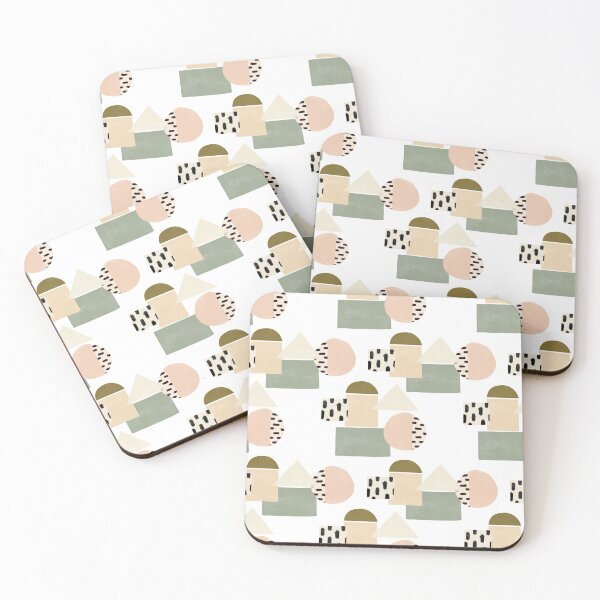 Item preview, Fun Abstract Shape Pattern by Ray Vivienne designed and sold by rayvivienne.
