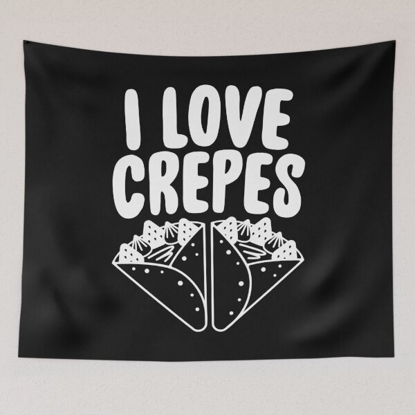 Item preview, French Pancakes Funny Hotcake T Shirt I Love Crepes designed and sold by Bendthetrend.