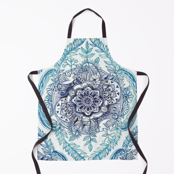 Item preview, Amazing arty blue abstract pattern designed and sold by astrunb5.
