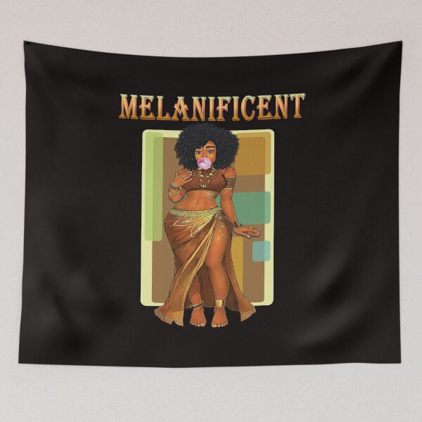 Item preview, MELANIFICENT AFRO QUEEN Black History Month Natural Hair Sexy Melanin T-Shirt designed and sold by TrustedNomads.