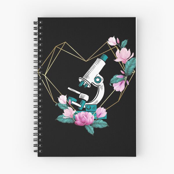 Item preview, WATERCOLOR FLORAL HEART FRAME MICROSCOPE MEDICAL LABORATORY SCIENCE designed and sold by Hippiesole.