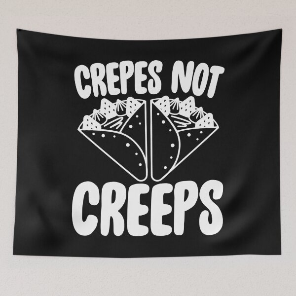 Item preview, French Pancakes Funny Hotcake T Shirt Crepes Not Creeps designed and sold by Bendthetrend.