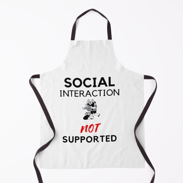 Item preview, Social interaction not supported sarcastic quote t shirt [SNS27] designed and sold by HIPNOTIZAR  CRAFTS.