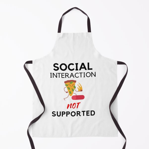 Item preview, Social interaction not supported sarcastic quote t shirt [SNS28] designed and sold by HIPNOTIZAR  CRAFTS.