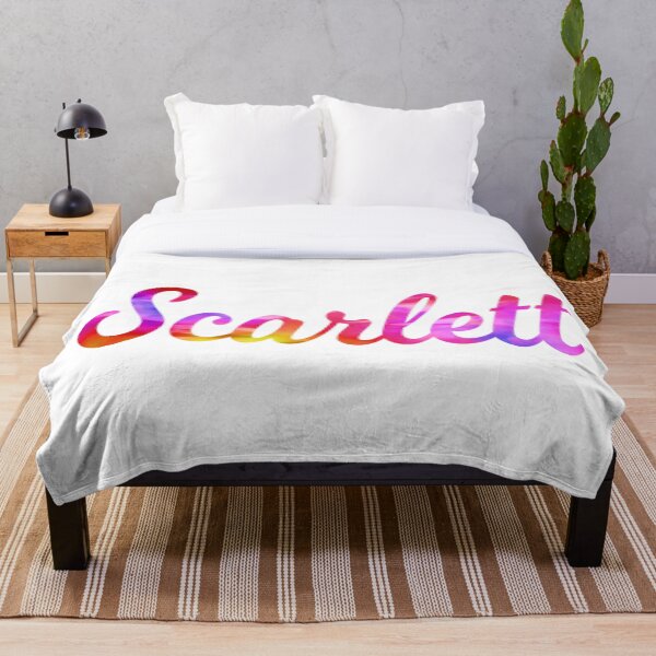Item preview, Scarlett girls name multi color fun designed and sold by ComicKitsch.