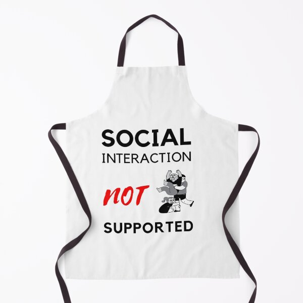 Item preview, Social interaction not supported sarcastic quote t shirt [SNS29] designed and sold by HIPNOTIZAR  CRAFTS.