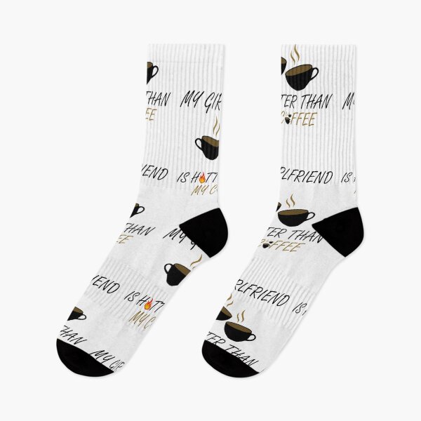 Item preview, My Girlfriend Is Hotter Than My Coffee designed and sold by AJ-DesignCo.
