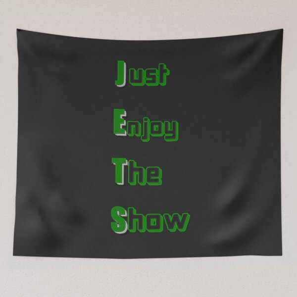 Item preview, Green Just Enjoy the Show Sports Fan  J E T S designed and sold by hempress.