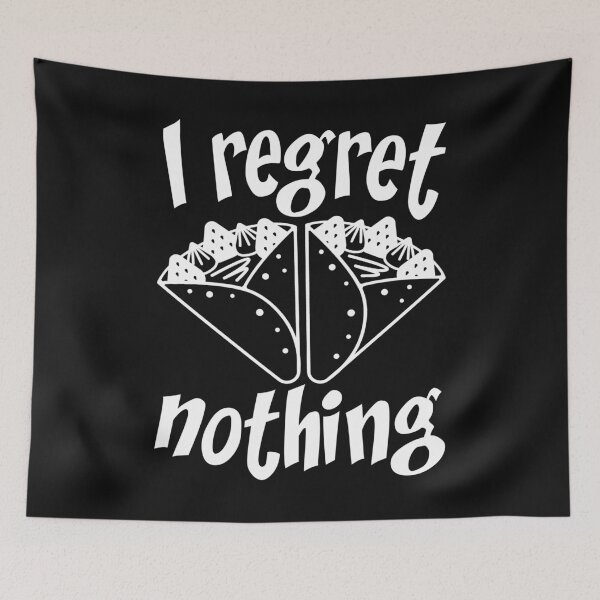 Item preview, French Pancakes Funny Hotcake T Shirt I Regret Nothing designed and sold by Bendthetrend.