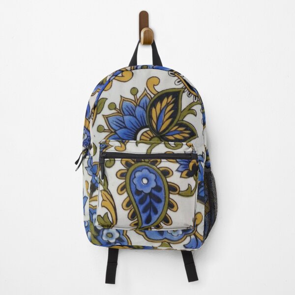 Item preview, Abstract blue floral pattern designed and sold by astrunb5.