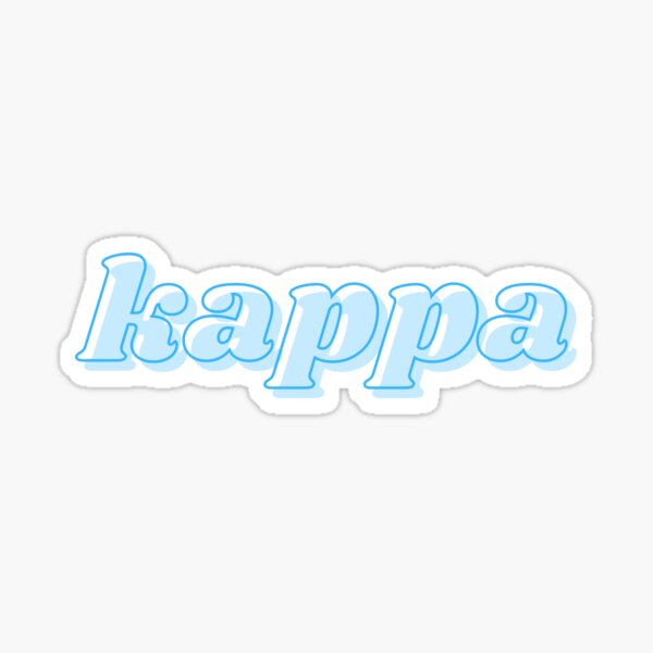 opleiding Verbinding verbroken Aanpassen Kappa Stickers for Sale | Redbubble