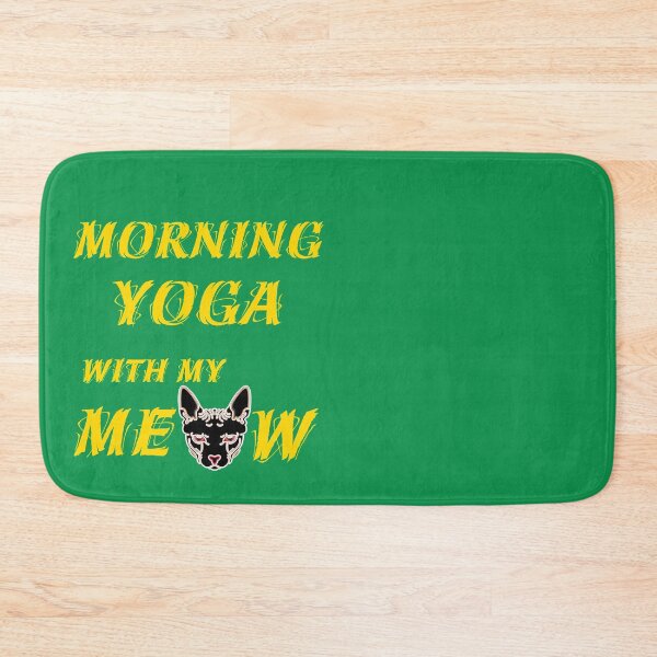 Item preview, Morning Yoga With My Cat designed and sold by TeesFashion.