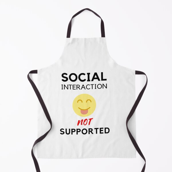 Item preview, Social interaction not supported sarcastic quote t shirt [SNS31] designed and sold by HIPNOTIZAR  CRAFTS.