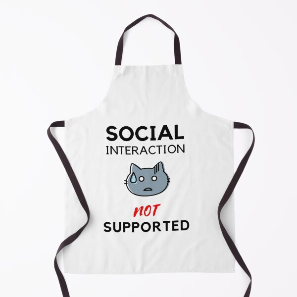 Item preview, Social interaction not supported sarcastic quote t shirt [SNS34] designed and sold by HIPNOTIZAR  CRAFTS.