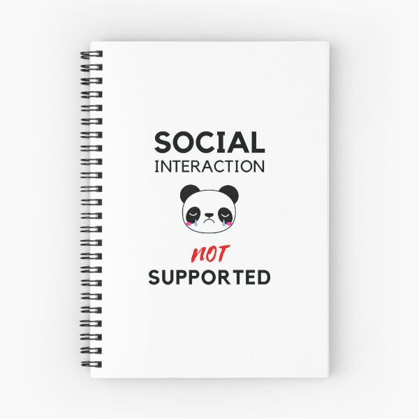 Item preview, Social interaction not supported sarcastic quote t shirt [SNS35] designed and sold by HIPNOTIZAR  CRAFTS.