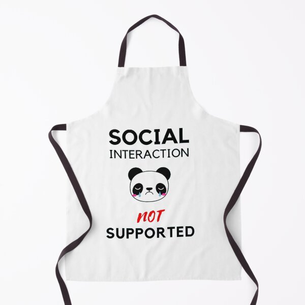 Item preview, Social interaction not supported sarcastic quote t shirt [SNS35] designed and sold by HIPNOTIZAR  CRAFTS.