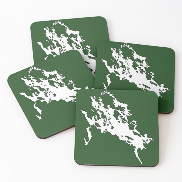Item preview, Lake Winnipesaukee (green) designed and sold by mappsart.