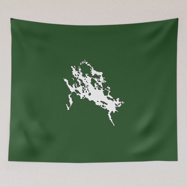 Item preview, Lake Winnipesaukee (green) designed and sold by mappsart.
