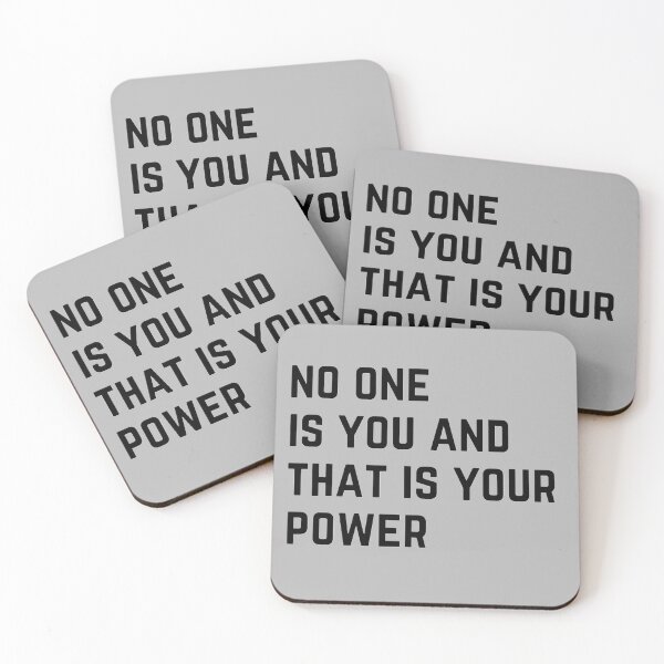 Item preview, No one is you and that is your power designed and sold by LoredanaOleinic.